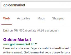 GoldenMarket SERP