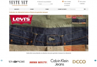 Créer un site e-commerce sur mesure de vêtements de marque Vente-Net