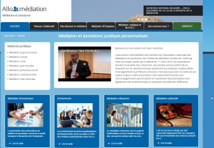 Site vitrine pour la médiation et assistance juridique