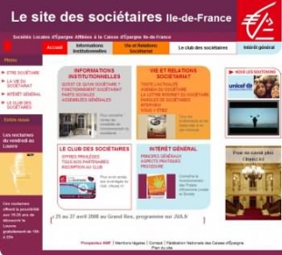 Créer un site de communication Caisse d'Epargne