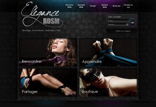 Création d'un site de rencontre sur mesure Elegance BDSM