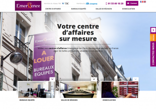 Site vitrine pour la prospection en Centre d'Affaires