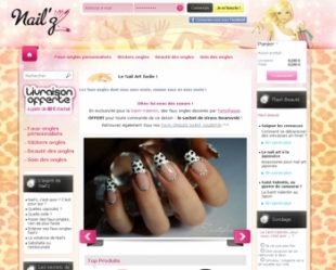 Site e-commerce Prestashop Nailz