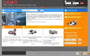 Créer le site catalogue industriel de GBMO