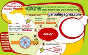 Création d'une OP Trade marketing Coca-Cola et Auchan