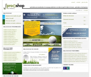 Créer un module de balles de golf personnalisables Prooshop