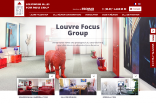 Refonte et référencement du site vitrine Louvre Focus Group