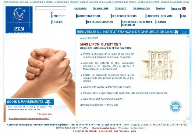 Ifcm Institut Français De Chirurgie De La Main