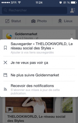 facebook-sauvegarder